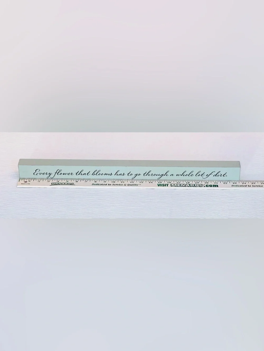 Hallmark Sage Green & Black Spring Blooms Inspirational Quote Wooden Sign